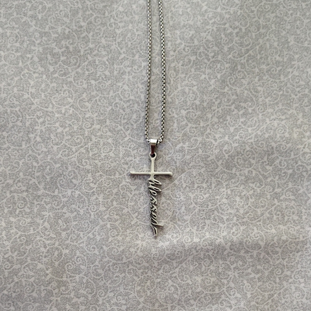 Silver Cross Necklace